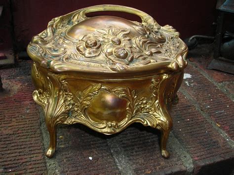 Vintage Casket Jewelry Box 